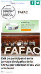 Mobile Screenshot of fafac.cat